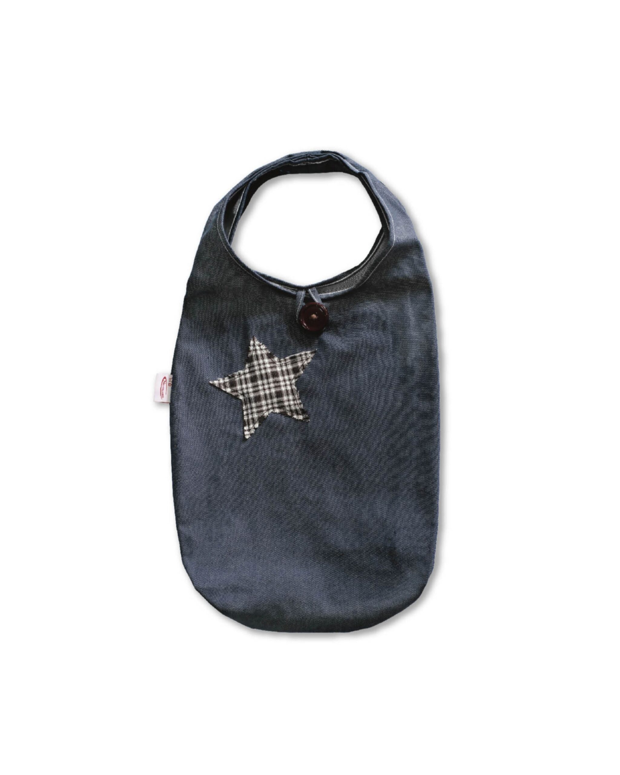 《NEVERLAND 》Star Denim Bag 1 Neverland 手工製作購物袋
